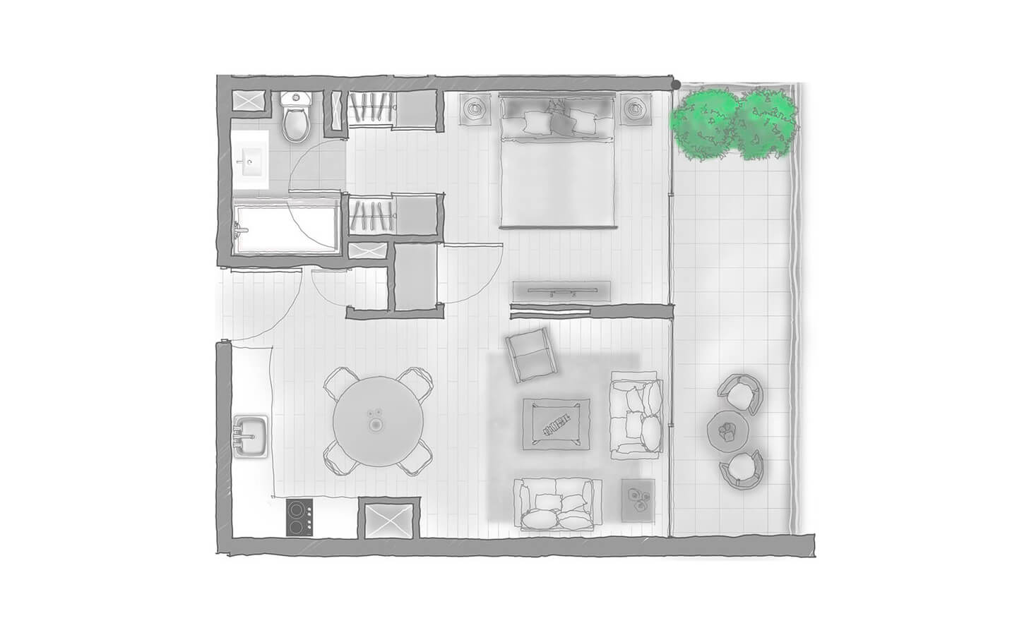 Plano del departamento