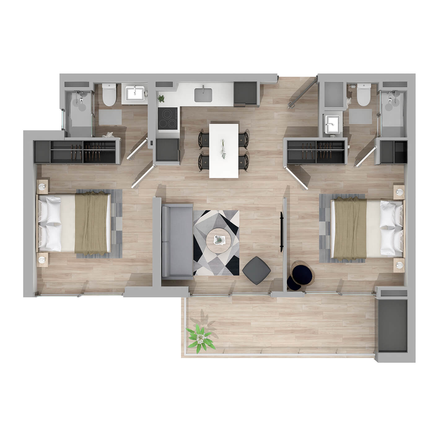 Plano del departamento