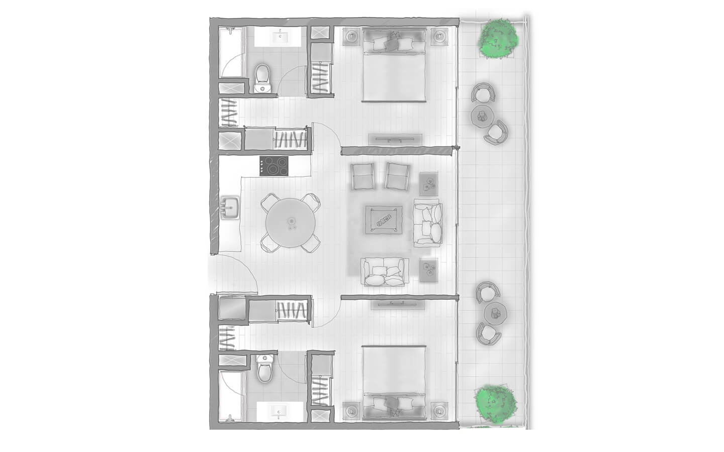 Plano del departamento