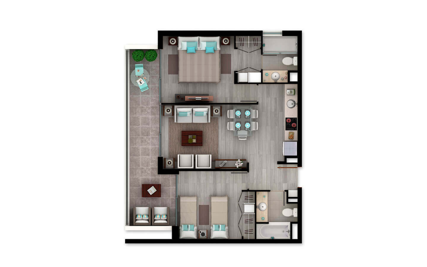 Plano del departamento