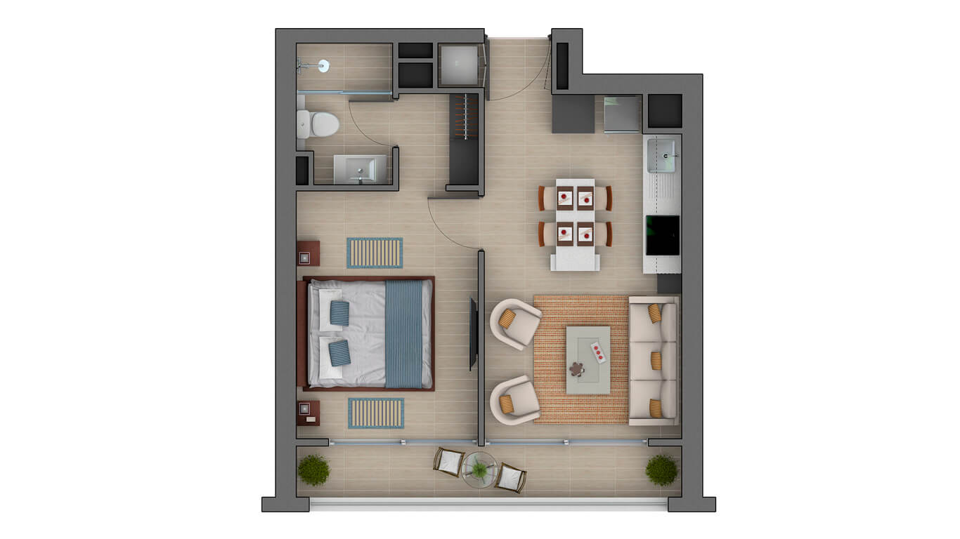Plano del departamento