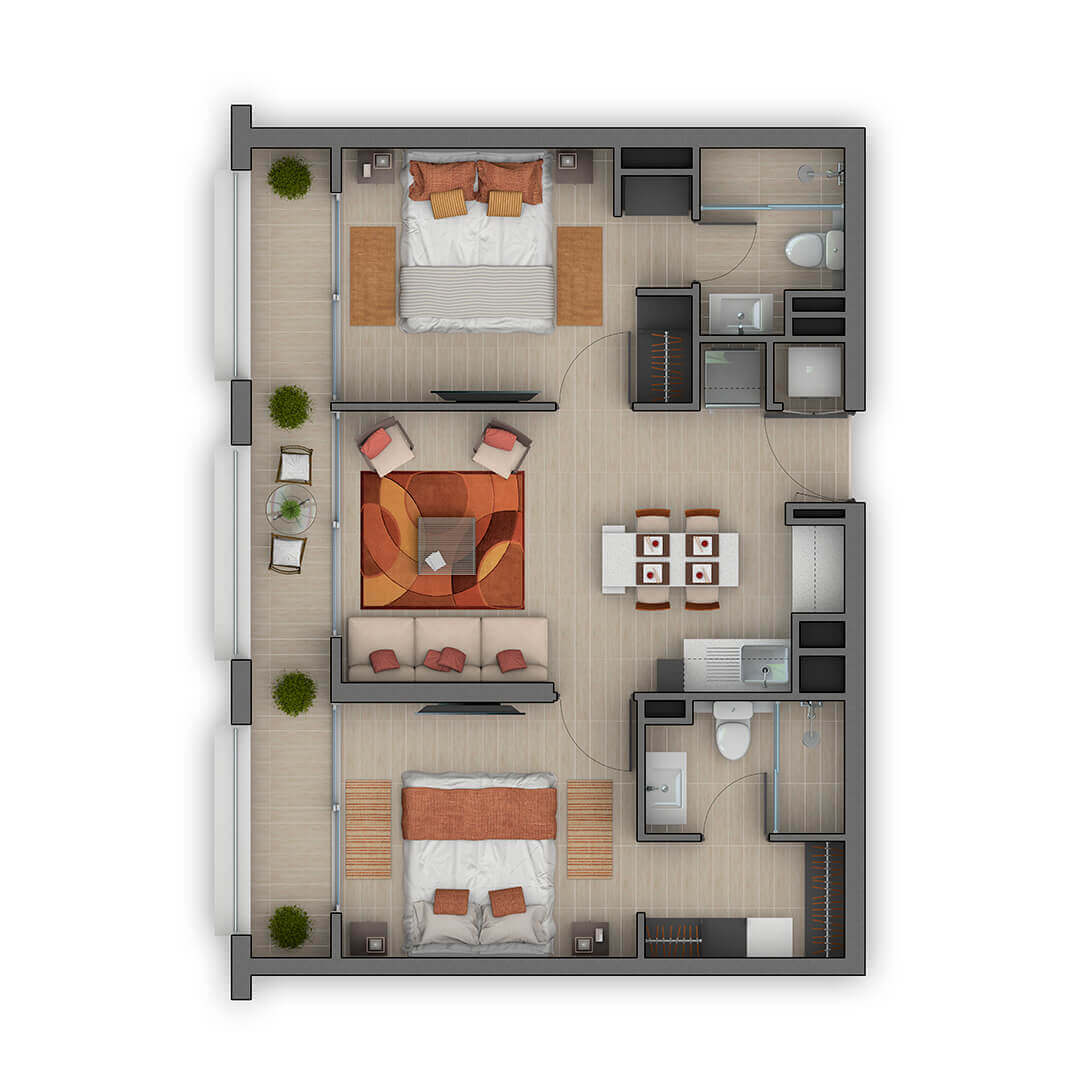 Plano del departamento